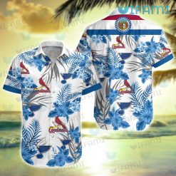 STL Cardinals Hawaiian Shirt Tropical Flower St Louis Cardinals Gift