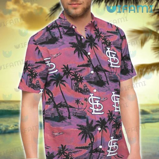 STL Cardinals Hawaiian Shirt Tropical Island St Louis Cardinals Gift