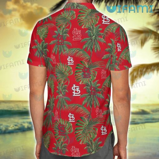 STL Cardinals Hawaiian Shirt Tropical Palm Tree St Louis Cardinals Gift