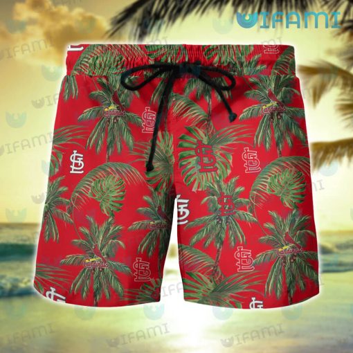 STL Cardinals Hawaiian Shirt Tropical Palm Tree St Louis Cardinals Gift