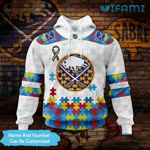 Sabres Hoodie 3D Colorful Autism Awareness Custom Buffalo Sabres Gift