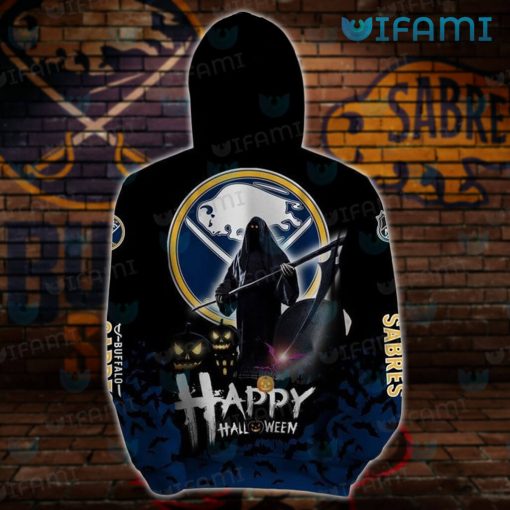 Sabres Hoodie 3D Grim Reaper Happy Halloween Buffalo Sabres Gift