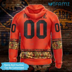 Sabres Hoodie 3D Native American Wolf Art Personalized Buffalo Sabres Gift