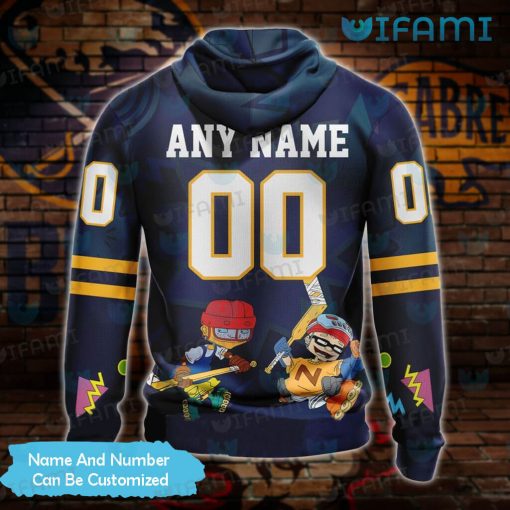 Custom Sabres Hoodie 3D Reggie Otto Rocket Power Buffalo Sabres Gift