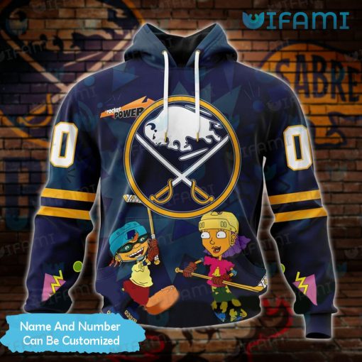 Custom Sabres Hoodie 3D Reggie Otto Rocket Power Buffalo Sabres Gift