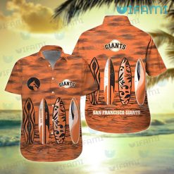 San Francisco Giants Hawaiian Shirt Surfboard Summer Beach SF Giants Gift