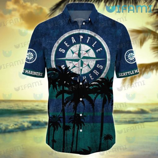 Seattle Mariners Hawaiian Shirt Coconut Tree Mariners Gift