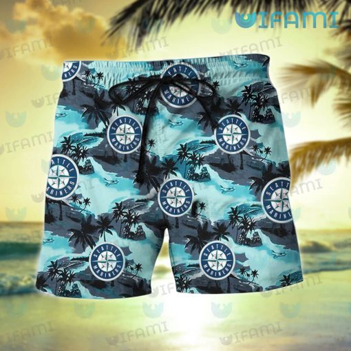 Seattle Mariners Hawaiian Shirt Island Pattern Mariners Gift