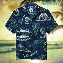 Seattle Mariners Hawaiian Shirt Logo History Mariners Gift