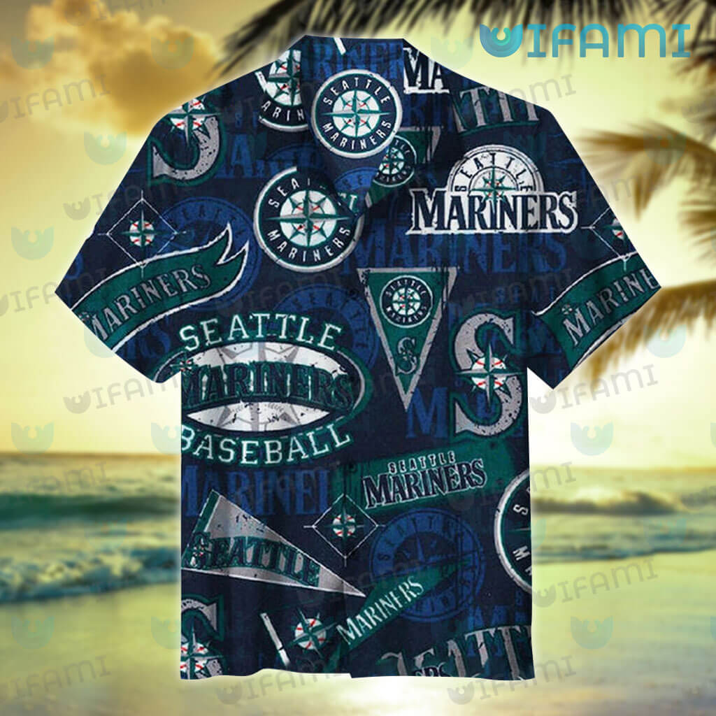 Mariners Hawaiian Shirt Logo History Seattle Mariners Gift