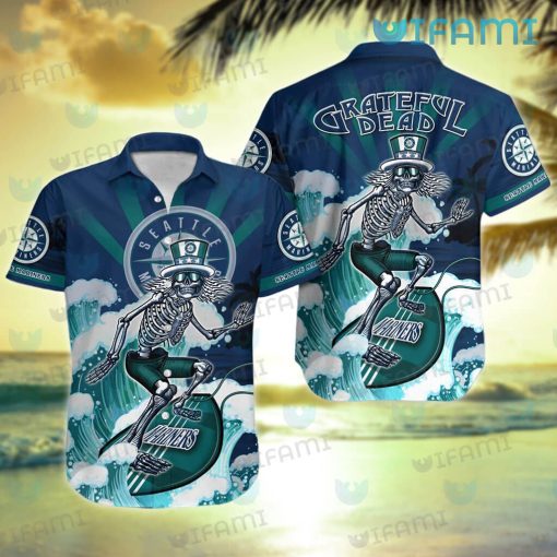 Seattle Mariners Hawaiian Shirt Snoopy Surfing Mariners Gift