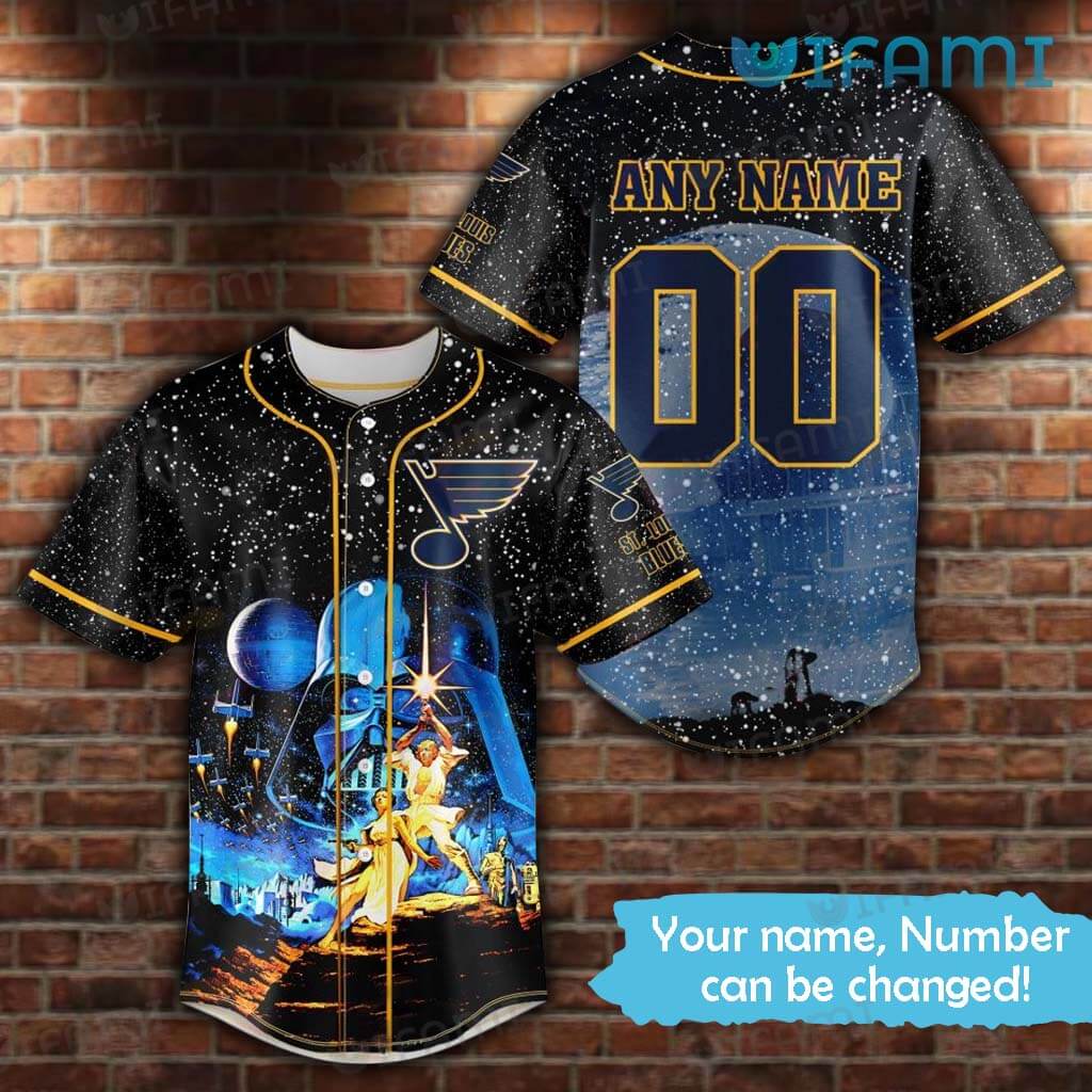 Custom Name And Number Miami Marlins Darth Vader Star Wars Baseball Jersey  Shirt Black