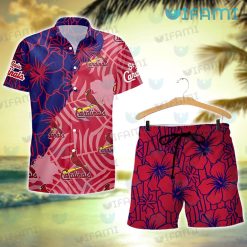 St Louis Cardinals Hawaiian Shirt Big Hibiscus St Louis Cardinals Gift