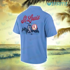 St Louis Cardinals Hawaiian Shirt Blue Skyline St Louis Cardinals Gift