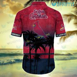 St Louis Cardinals Hawaiian Shirt Coconut Tree St Louis Cardinals Present Back