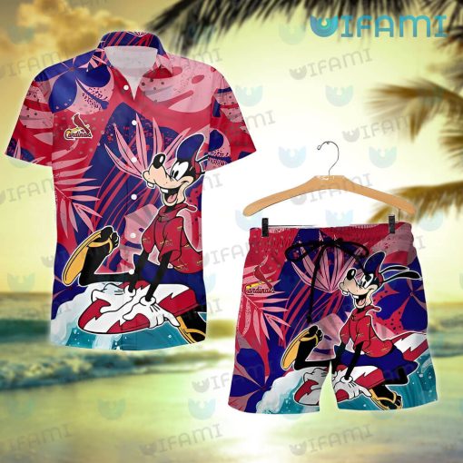 St Louis Cardinals Hawaiian Shirt Goofy Surfing St Louis Cardinals Gift