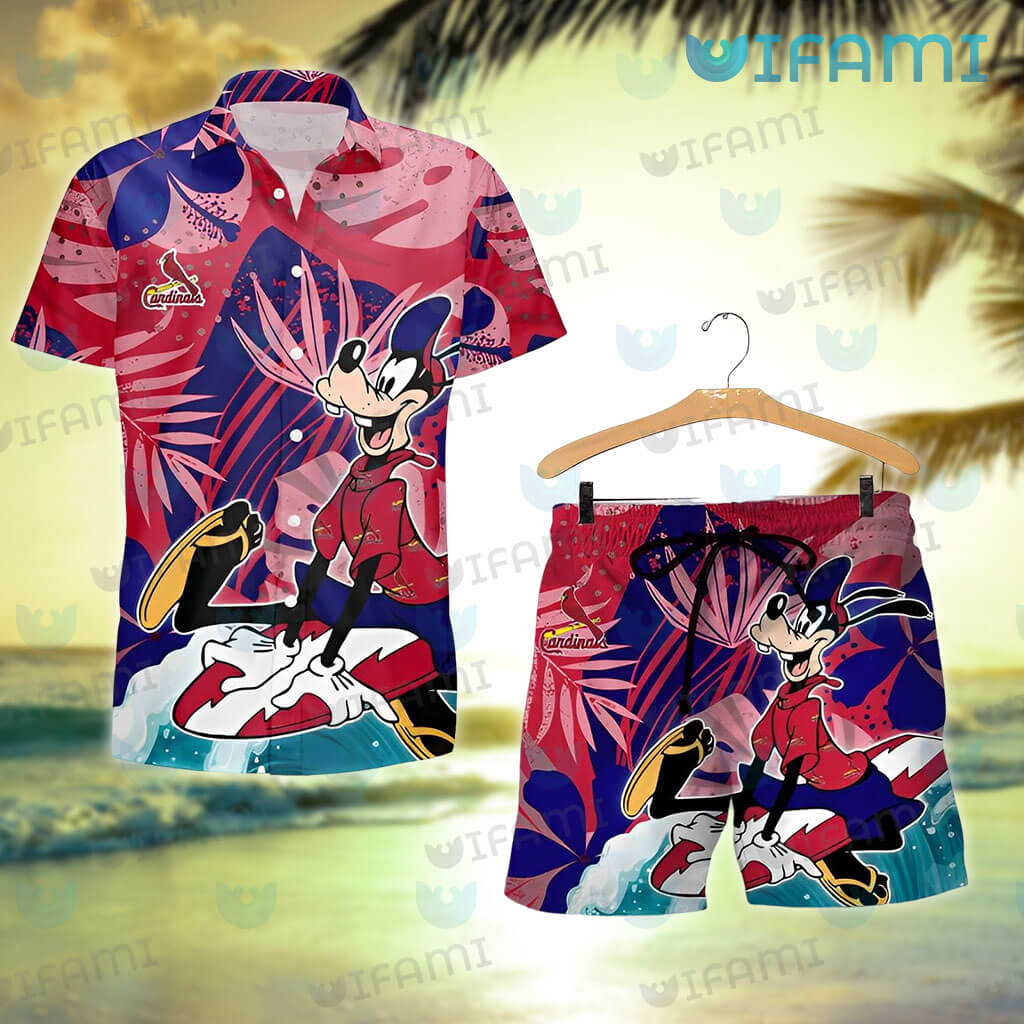 St Louis Cardinals Flamingo Hawaiian Shirt And Shorts Summer