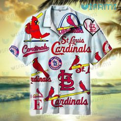 St Louis Cardinals Hawaiian Shirt Logo History St Louis Cardinals Gift