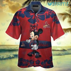 St Louis Cardinals Hawaiian Shirt Minnie Surfboard St Louis Cardinals Gift