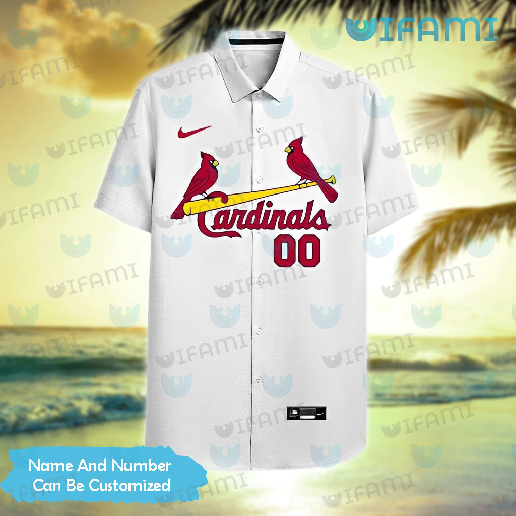 St Louis Cardinals Hawaiian Shirt Nike Logo Custom St Louis Cardinals Gift  - Personalized Gifts: Family, Sports, Occasions, Trending