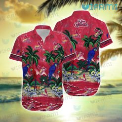 St. Louis Cardinals Hawaiian Shirt Bird Pattern Summer Gift For