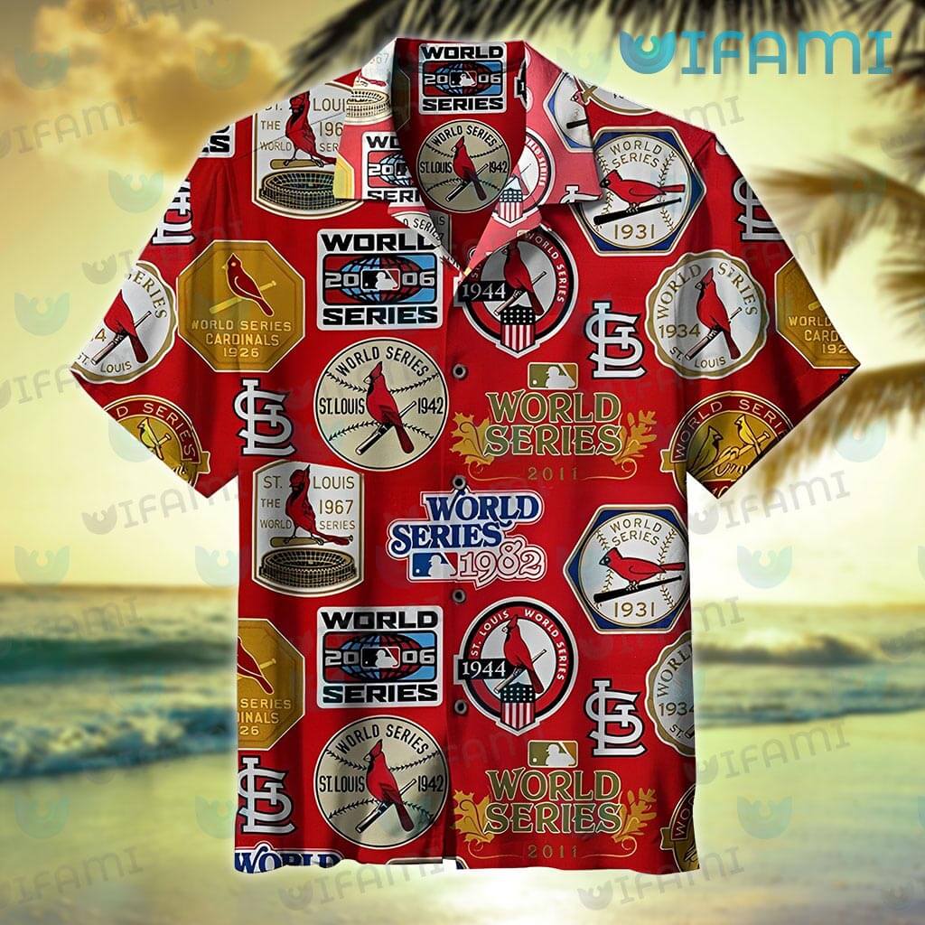 St Louis Cardinals Hawaiian Shirt World Series Champions History St Louis  Cardinals Gift - Personalized Gifts: Family, Sports, Occasions, Trending