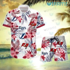 Tampa Bay Lightning Hawaiian Shirt Buccaneers Rays Tampa Bay Lightning Gift