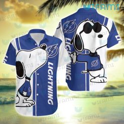 Tampa Bay Lightning Hawaiian Shirt Cute Snoopy Kiss Logo Tampa Bay Lightning Gift