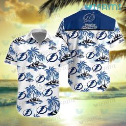 Tampa Bay Lightning Hawaiian Shirt Island Coconut Tree Tampa Bay Lightning Gift