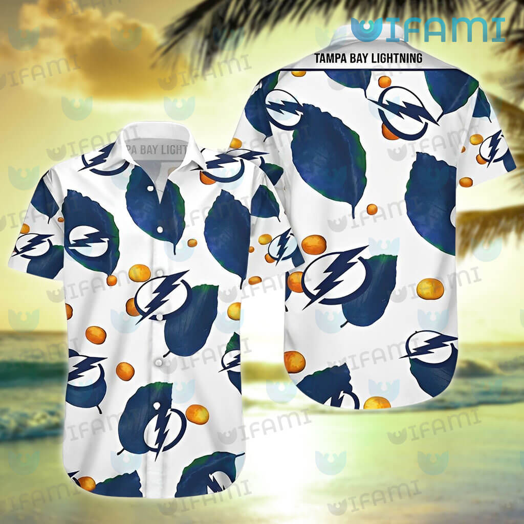 White Tampa Bay Lightning Hawaiian Shirt - Thoughtful Personalized