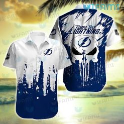 Tampa Bay Lightning Hawaiian Shirt Punisher Skull Tampa Bay Lightning Gift