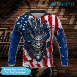 Tampa Bay Lightning Hoodie 3D Demon USA Flag Custom Tampa Bay Lightning Gift
