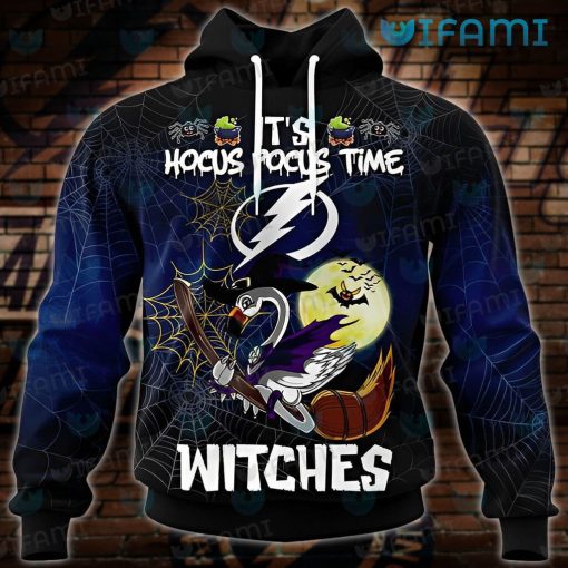 Tampa Bay Lightning Hoodie 3D Flamingo Witches Hocus Pocus Tampa Bay Lightning Gift