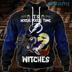 Tampa Bay Lightning Hoodie 3D Flamingo Witches Hocus Pocus Tampa Bay Lightning Zipper