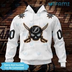 Tampa Bay Lightning Hoodie 3D Gasparilla Skull Custom Tampa Bay Lightning Gift