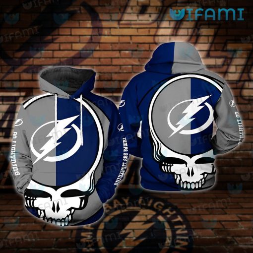 Tampa Bay Lightning Hoodie 3D Grateful Dead Logo Tampa Bay Lightning Gift