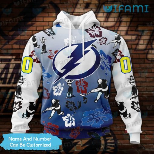 Tampa Bay Lightning Hoodie 3D Hawaii Design Custom Tampa Bay Lightning Gift