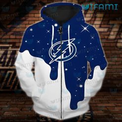 Tampa Bay Lightning Hoodie 3D Melting Pattern Tampa Bay Lightning Gift