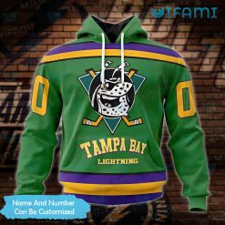 Tampa Bay Lightning Hoodie 3D Mighty Ducks Logo Custom Tampa Bay Lightning Gift