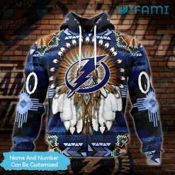 Tampa Bay Lightning Hoodie 3D Native American Custom Tampa Bay Lightning Gift