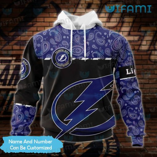 Tampa Bay Lightning Hoodie 3D Paisley Pattern Custom Tampa Bay Lightning Gift