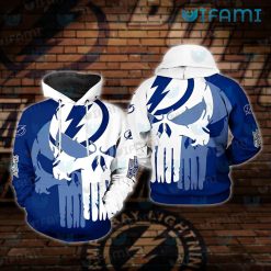 Tampa Bay Lightning Hoodie 3D Punisher Skull Tampa Bay Lightning Gift