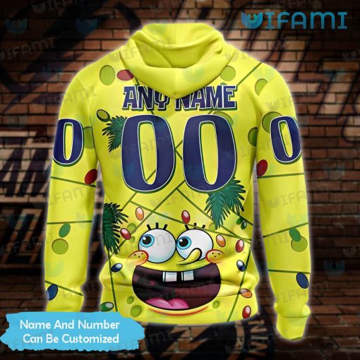 Tampa Bay Lightning Hoodie 3D SpongeBob Lights Custom Tampa Bay Lightning Gift