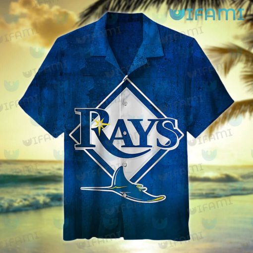 Tampa Bay Rays Hawaiian Shirt Big Blue Logo TB Rays Gift