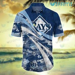 Tampa Bay Rays Hawaiian Shirt Flower Pattern TB Rays Present