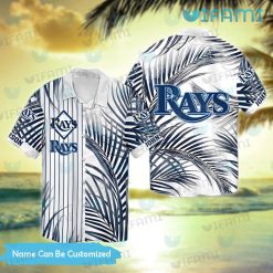 Tampa Bay Rays Hawaiian Shirt Palm Leaf Personalized TB Rays Gift