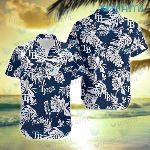 Tampa Bay Rays Hawaiian Shirt Palm Leaves TB Rays Gift