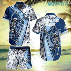 Tampa Bay Rays Hawaiian Shirt Skeleton Dancing TB Rays Gift