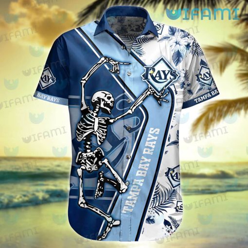 Tampa Bay Rays Hawaiian Shirt Skeleton Dancing TB Rays Gift