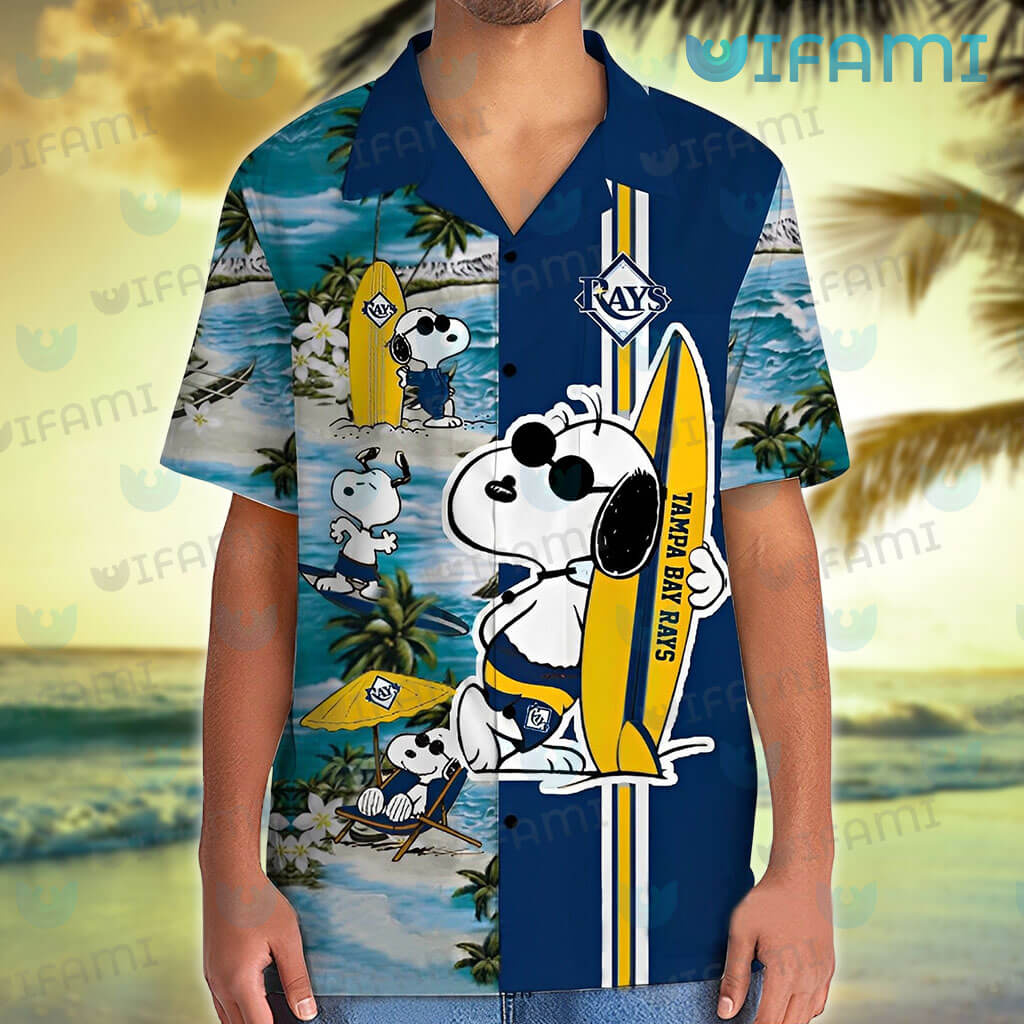 MLB Tampa Bay Rays Snoopy Hawaiian Shirt For Fan